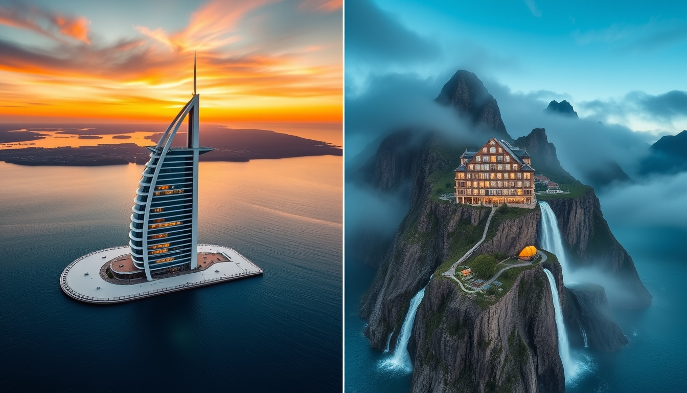6 Stjerners Hotell – Burj Al Arab og Norske Alternativer